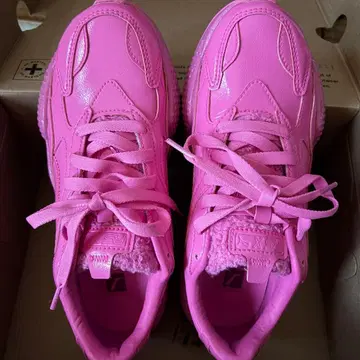 PUMA RS-X3 WOMENS PINK x PINK 스니커즈