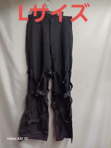 ACID JAZZ MEN MAD 남성용 스트라이프 본지티 팬츠 L