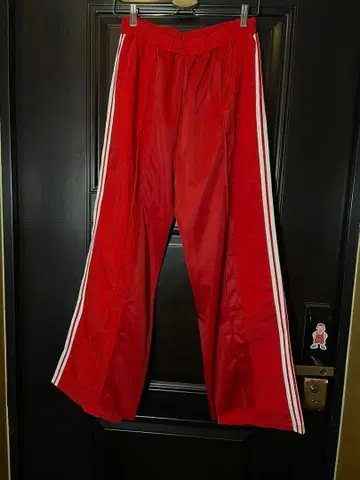 etsinta 리메이크 트랙 저지 팬츠 레드