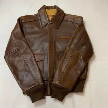 A/W DOG-FIGHT 가죽 플라이트 자켓 38