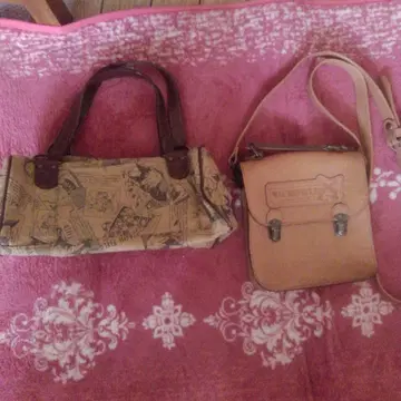 새상품급 WACHIFIELD 다얀 코믹 프린트 백 2개 세트