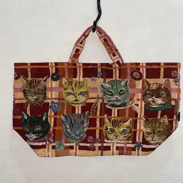 나탈리 레테 보트형 토트백 Cats 고양이 새상품