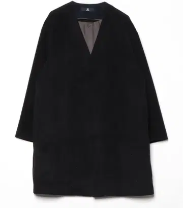 CAMBIO 블랙 롱 코트