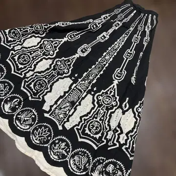 구제 의류 빈티지 서큘러 스커트 올디스 로큰롤