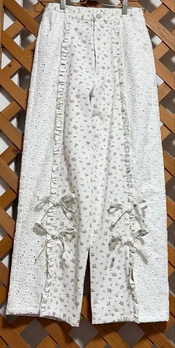 merryjenny 슬릿 레이스 팬츠 (믹스)