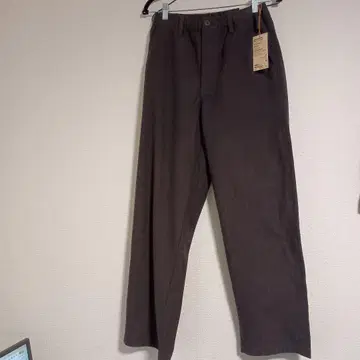 가로 세로 스트레치 기모 헤링본 팬츠 무인양품