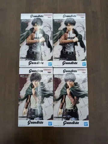 진격의 거인 Grandista 엘렌 리바이 피규어 4체