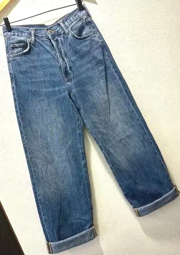 ZARA 스트레이트 데님 블루