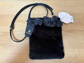 니나스 NINA'S 숄더백 아오키 미사코 블랙 시마무라 미사용 택 포함