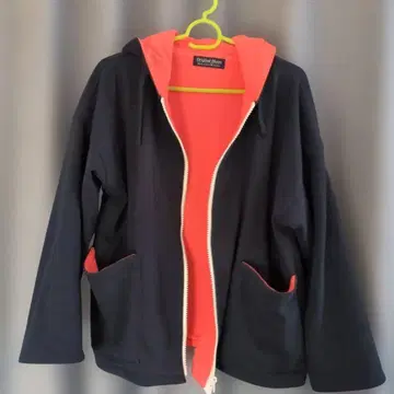 Original Blues 풀 집업 후드티 네이비/오렌지