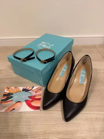고베 양화점 블랙 포인트 펌프스