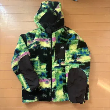 X-GIRL 플리스 자켓 리버서블