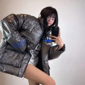 다운 자켓 오버 사이즈 볼륨 아우터 남성용 여성용