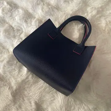 Fancl 네이비 핑크 미니백