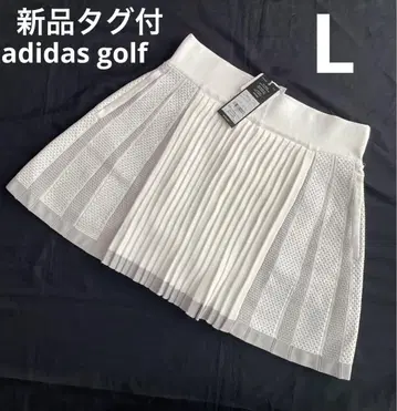 택 포함 새상품 아디다스 골프 플리츠 스커트 L
