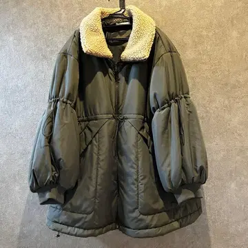 greenparks 충전솜 스탠드 카라 밀리터리 코트