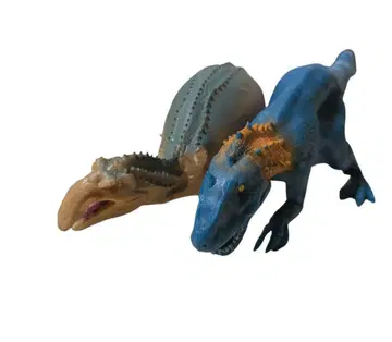 공룡 스퀴즈 피규어 2개 세트 거의 미사용