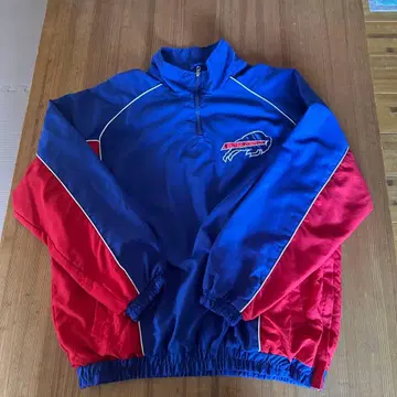 BILLS 나일론 자켓 하프 지퍼