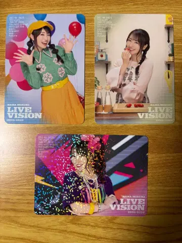 NANA MIZUKI LIVE VISION NANACA 3장 세트