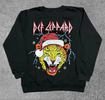 Def Leppard 썬더 산타클로스 여성용 맨투맨