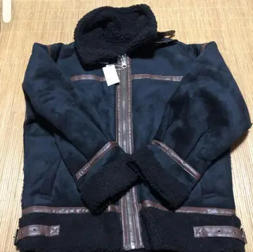 보아 무스탕 리버서블 플라이트 자켓 블랙