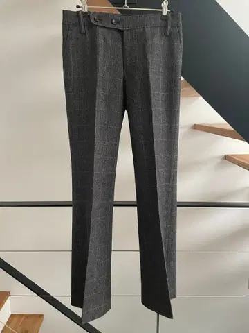 Deuxieme Classe 체크 울 팬츠 size 36