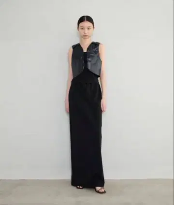 ENOF 저지 롱 스커트 블랙 02