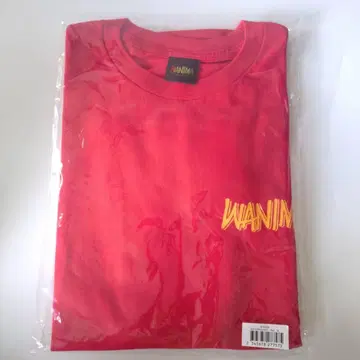 WANIMA BAMBOOM NIGHT KSF 롱 슬리브 빨간색 XL