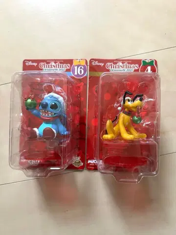 Disney 1번 복권 스티치 플루토 크리스마스 오너먼트 2025