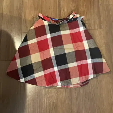 BLUE LABEL CRESTBRIDGE 체크 무늬 플레어 스커트