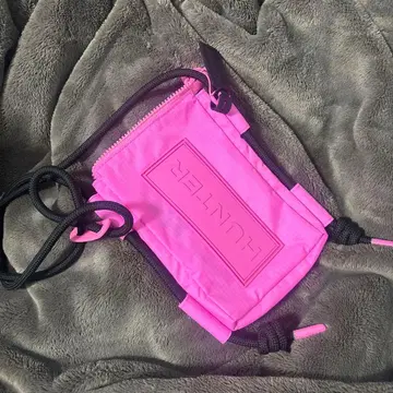 HUNTER 핑크 숄더백