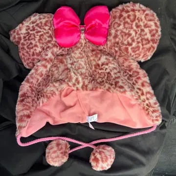 미니 귀 달린 플리스 모자