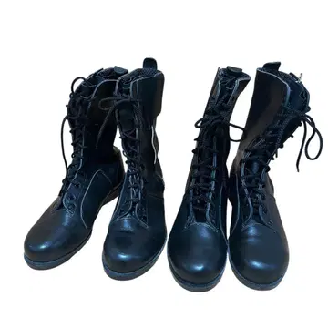 미도리 안전 레이스업 부츠 24cm 2족 세트
