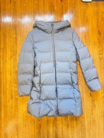 UNIQLO 그레이 다운 S 심리스 코트