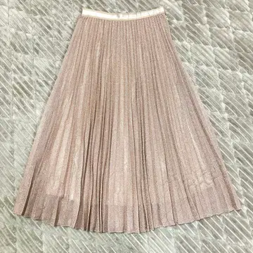 ANAYI 아나이 라메 플리츠 스커트 36