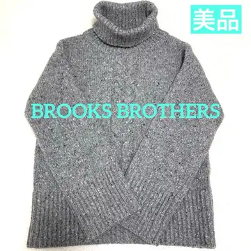 [새상품급] 브룩스브라더스 터틀넥 니트 울 그레이 혼색