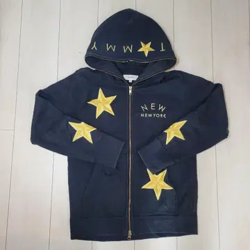 TOMMY 네이비 후드티 새상품급!