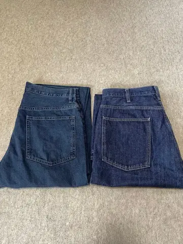 UNIQLO U / 와이드 핏 테이퍼드 진, 와이드 핏 진