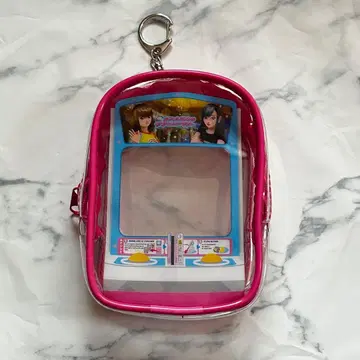 오샤레 마녀 러브 앤 베리 외출 클리어 파우치 아크릴 스탠드 키링