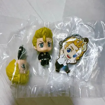 도쿄 리벤저스 하나가키 타케미치 피규어 러버 키링 세트