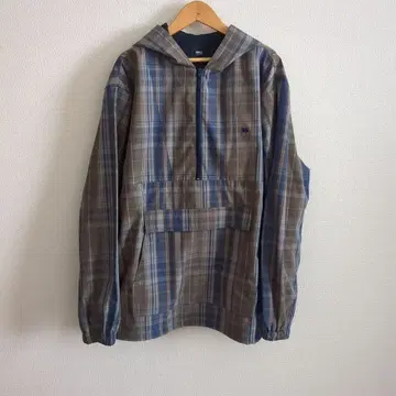 MONO-MART 배색 나일론 아노락 후드티