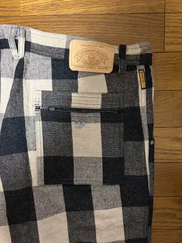 ARMANI JEANS 체크 무늬 팬츠