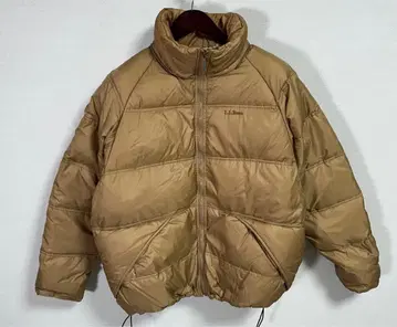 새상품급 L.L.Bean 다운 자켓 자수 로고 90s