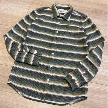 REMI RELIEF 레미 레리프 프린트 플란넬 셔츠 L