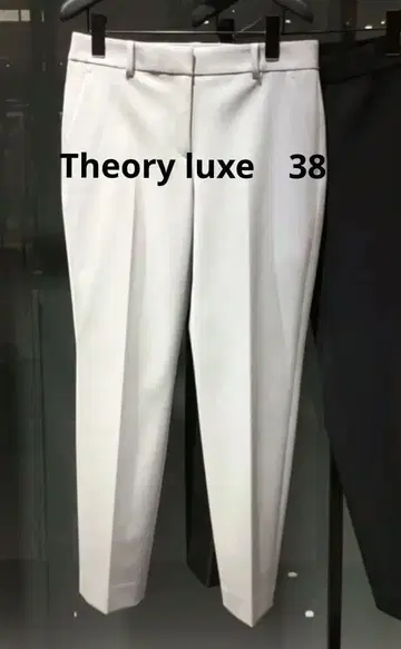 미사용품 띠어리 럭스 팬츠 스트레치 화이트