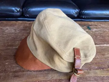 genten 가죽 모자 헌팅 캡 햇 헌팅