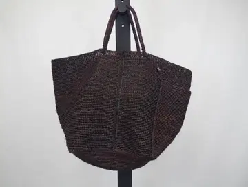 MERCIEL 다크 브라운 바스켓백 외 포켓 부착 0120