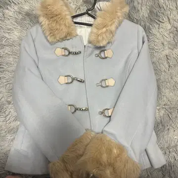 CECI L & BEE 라이트 블루 더플 코트