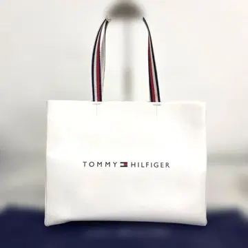 [ 새상품급 ] 타미힐피거 토트백 화이트 ( 숄더 벨트 없음 )