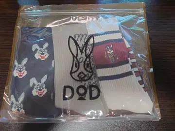 DOD 토끼 삭스 산책 세트 M 양말
